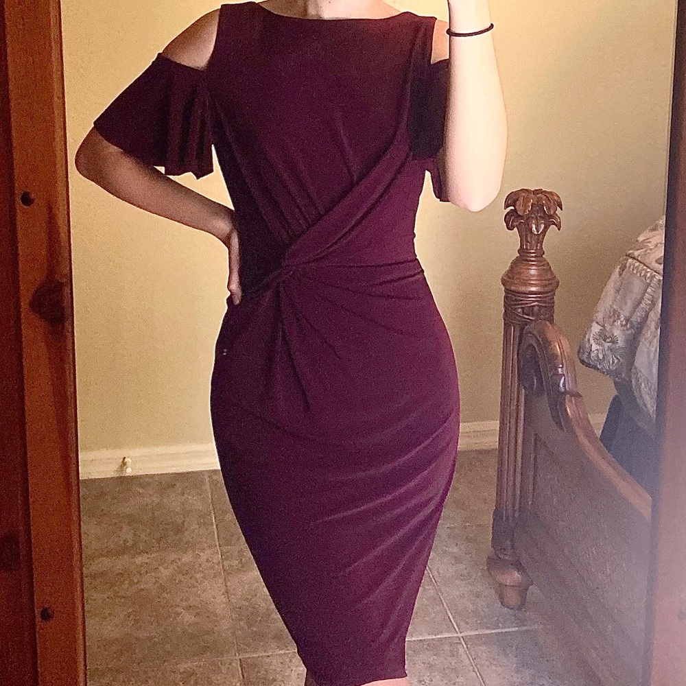 Ralph Lauren - Burgundy Dress